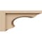 Ekena Millwork 6"W x 12"D x 6"H Wide Emerson Rough Cedar Woodgrain TimberThane Corbel, Primed Tan CORUR06X12X06EMRRCPR - alternate 2
